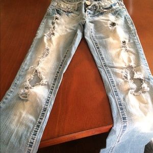 👖 TwentyOne Black Distressed Jeans 👖